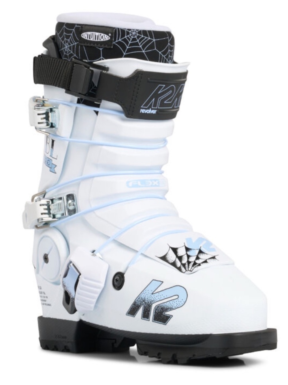 K2 White Revolver TBL Pro Ski Boots